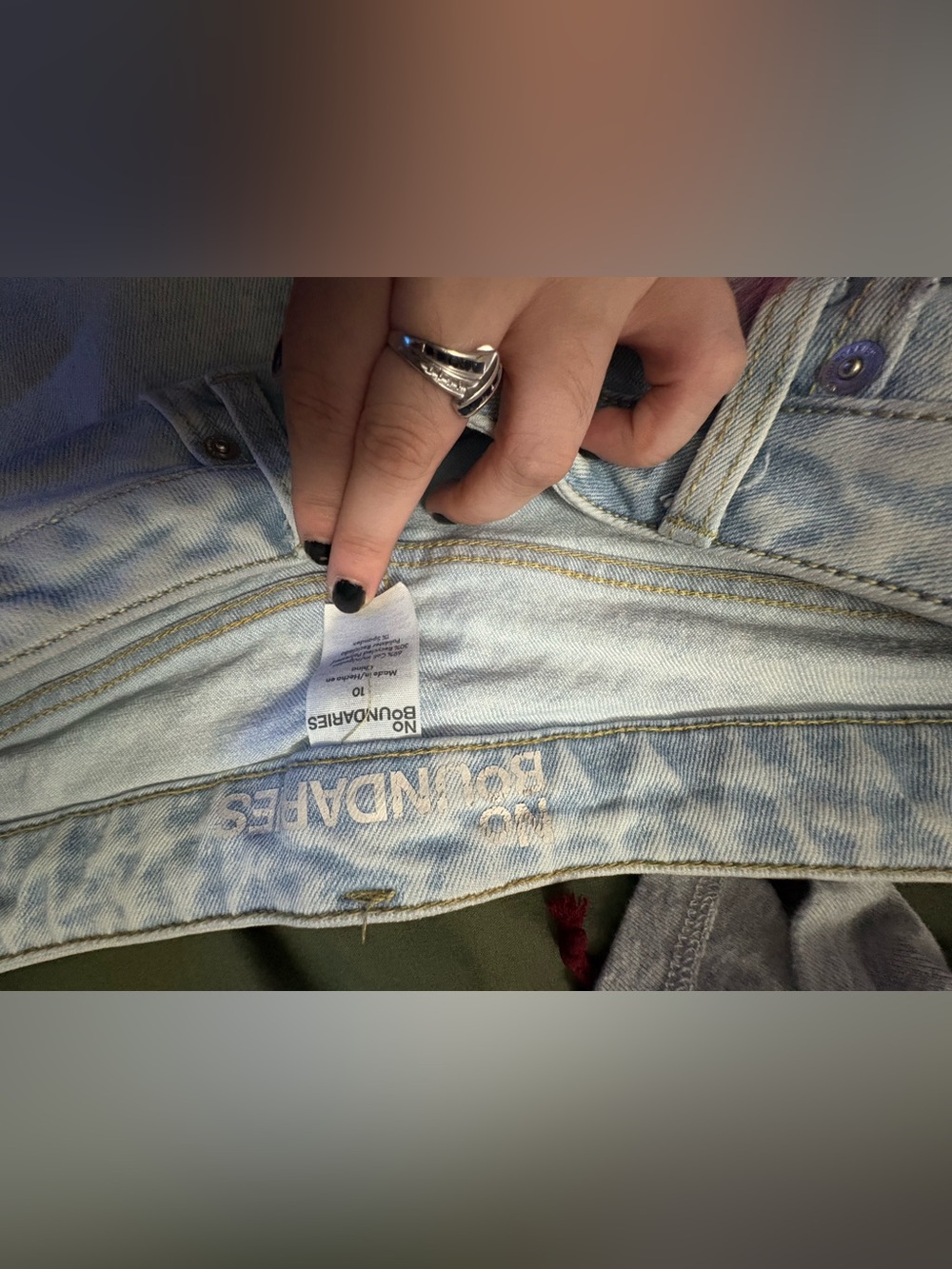 No Boundaries Light Blue Denim Shorts Overalls